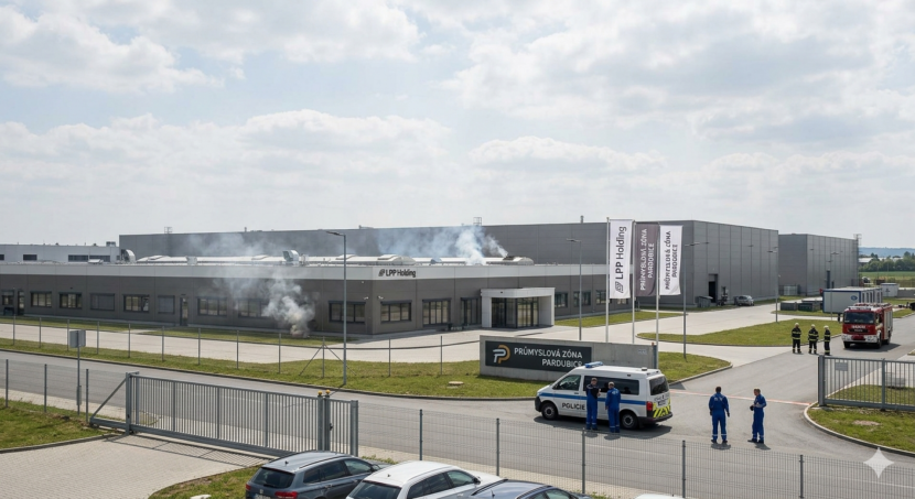 Пожар на оборонном предприятии в Пардубице: расследование по статье «Терроризм»