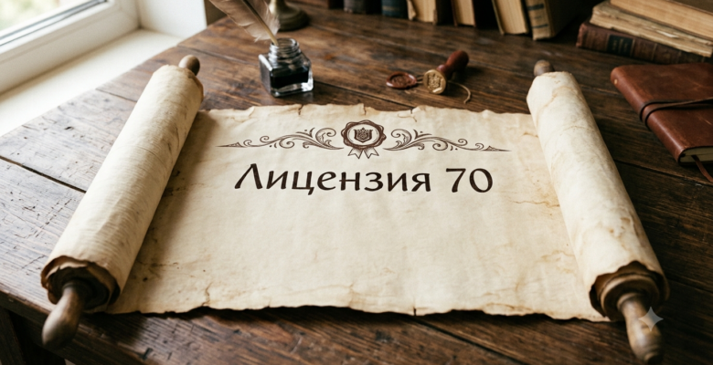 лицензия 70