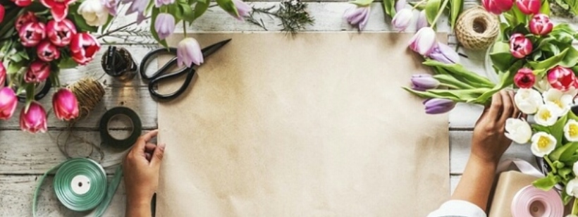 Цветок, Поздравительная открытка