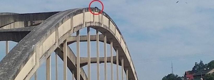 Пожарный, Арочный мост