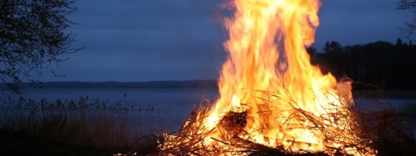 Пожар, Костер
