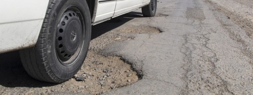 Выбоина, Дорога