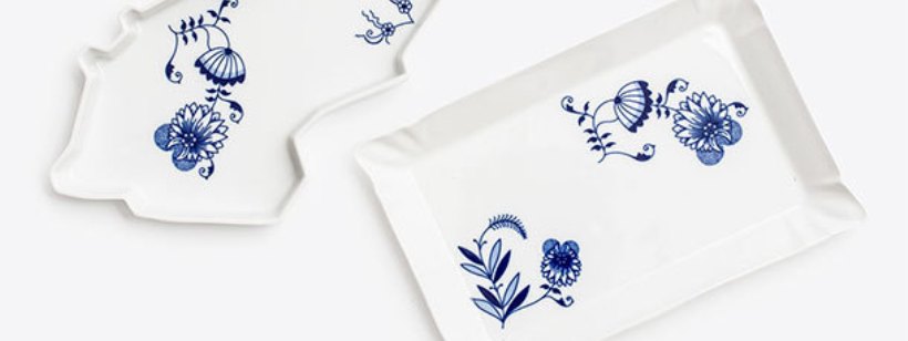 Фарфор, Синяя и белая керамика