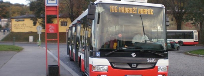 Автобус, Надражи Браник